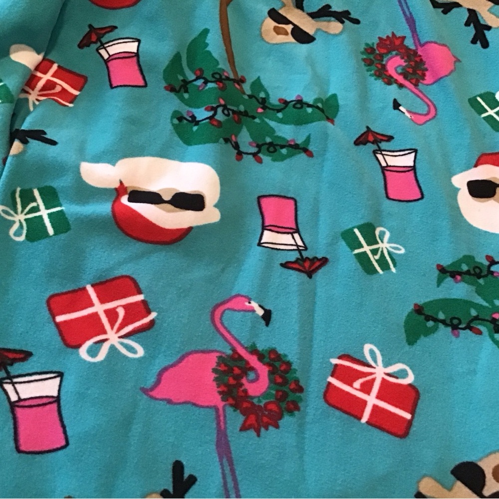 NWOT Just One tropical Christmas leggings.